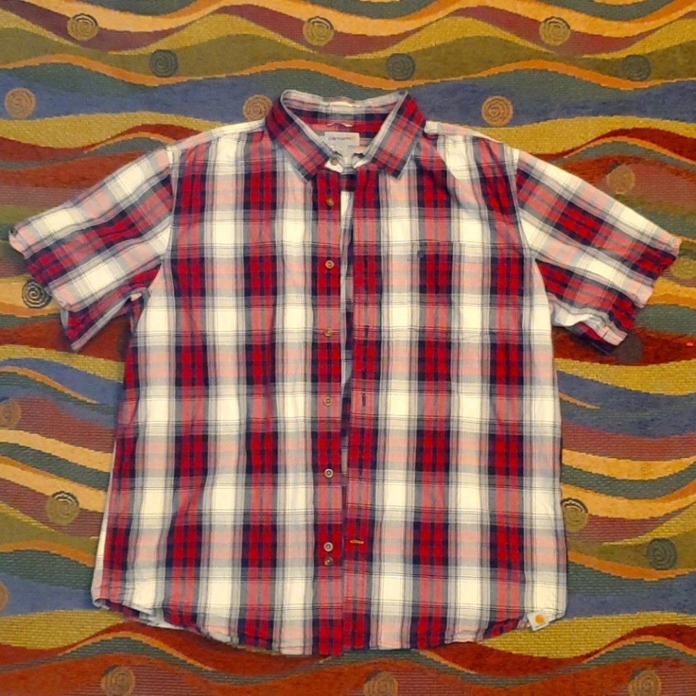 Carhartt mens button up shirt